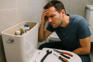 Ma chasse d&rsquo;eau ne se remplit plus : 7 causes possibles et solutions !