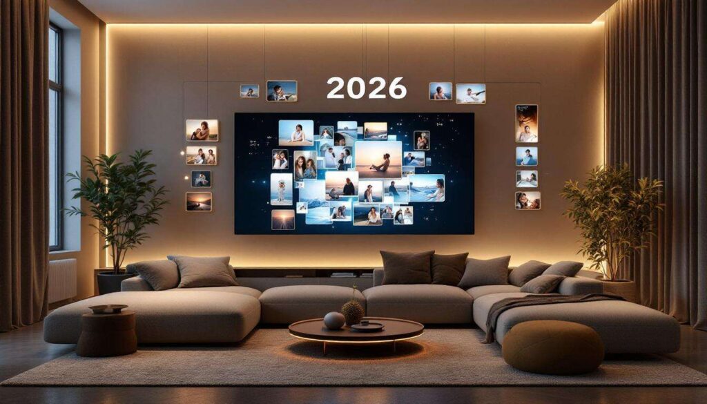 En 2026, fini le cadre photo : place au mur-galerie évolutif, la nouvelle manière d’exposer ses souvenirs (sans cadres)